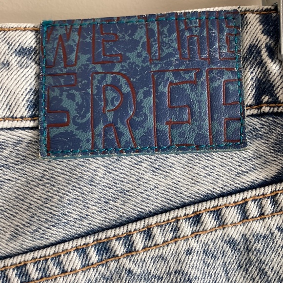 Free People High Waisted Distressed Rigid Denim - Picture 8 of 15